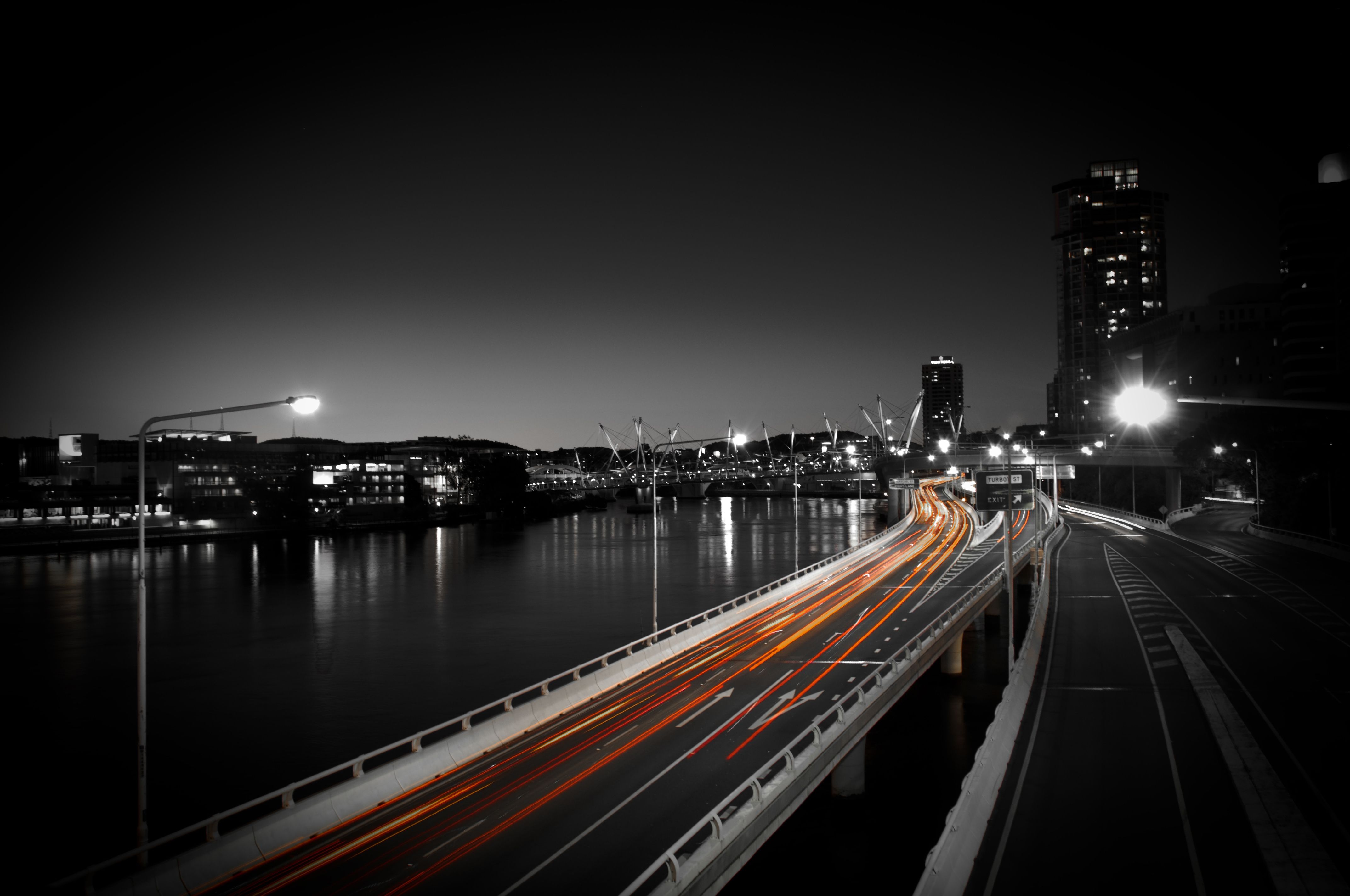 City Dark Night And Light Road Wallpapers - 4288x2848 - 1713280
