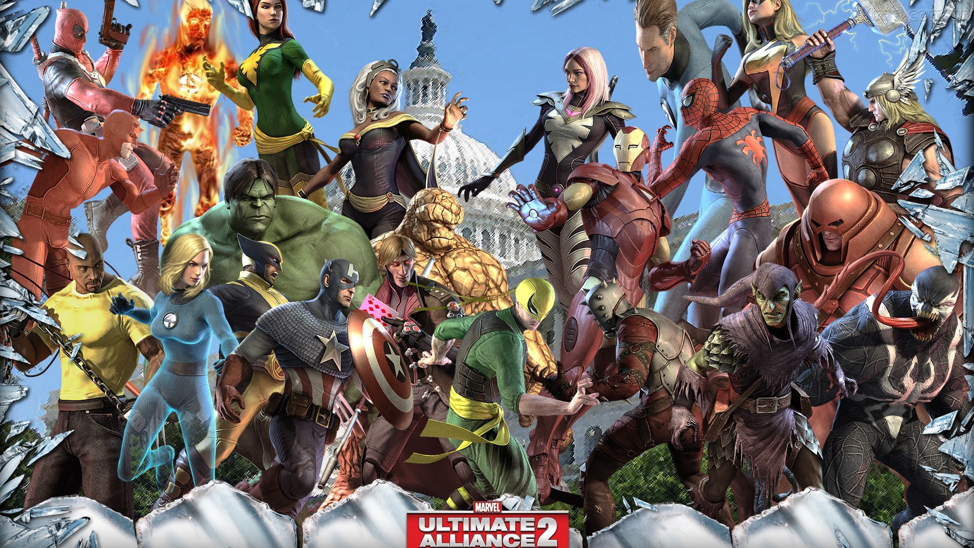 Papel de Parede Jogo - Marvel Ultimate Alliance