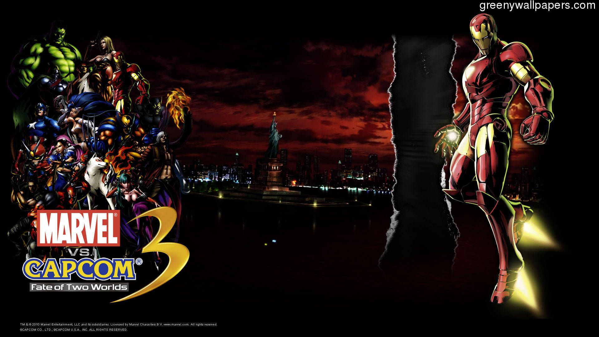 Download Marvel Vs Capcom 3 Iron Man 1920x1080 Wallpaper