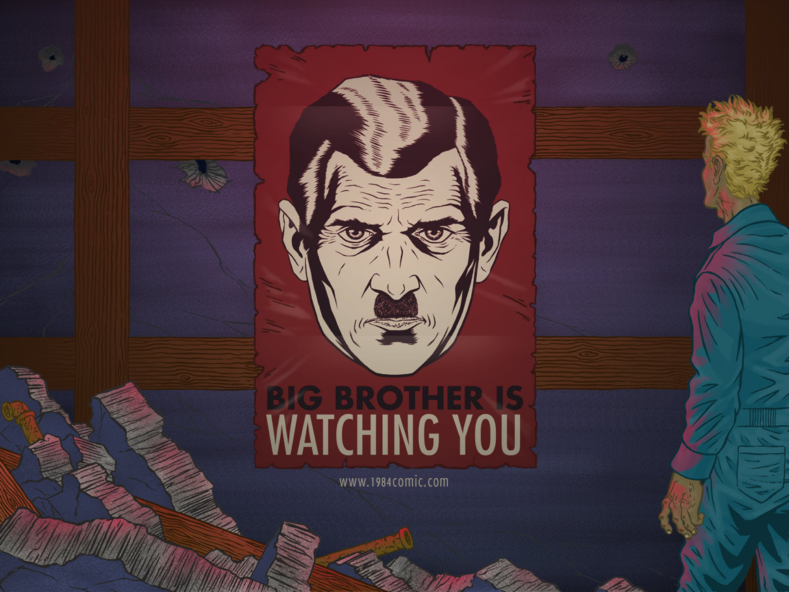 Big Brother Is Watching You Wallpaper | 1152x864 | ID:30576