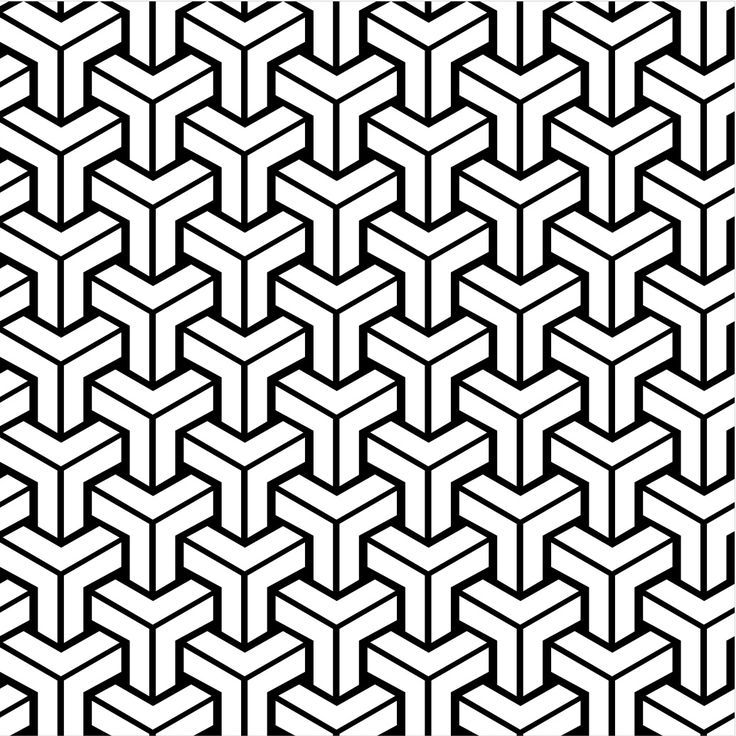Free Vintage Coloring Book Pages | Retro Patterns Geometric Design ...