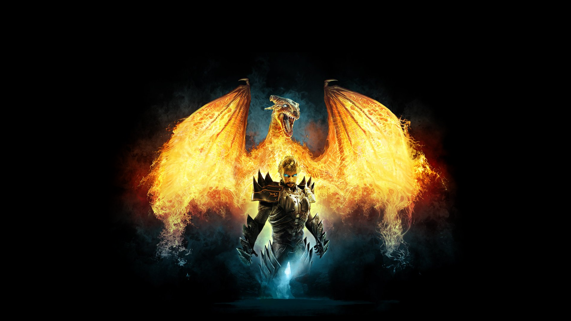 video games wings dragons fire divinity black #b6X9