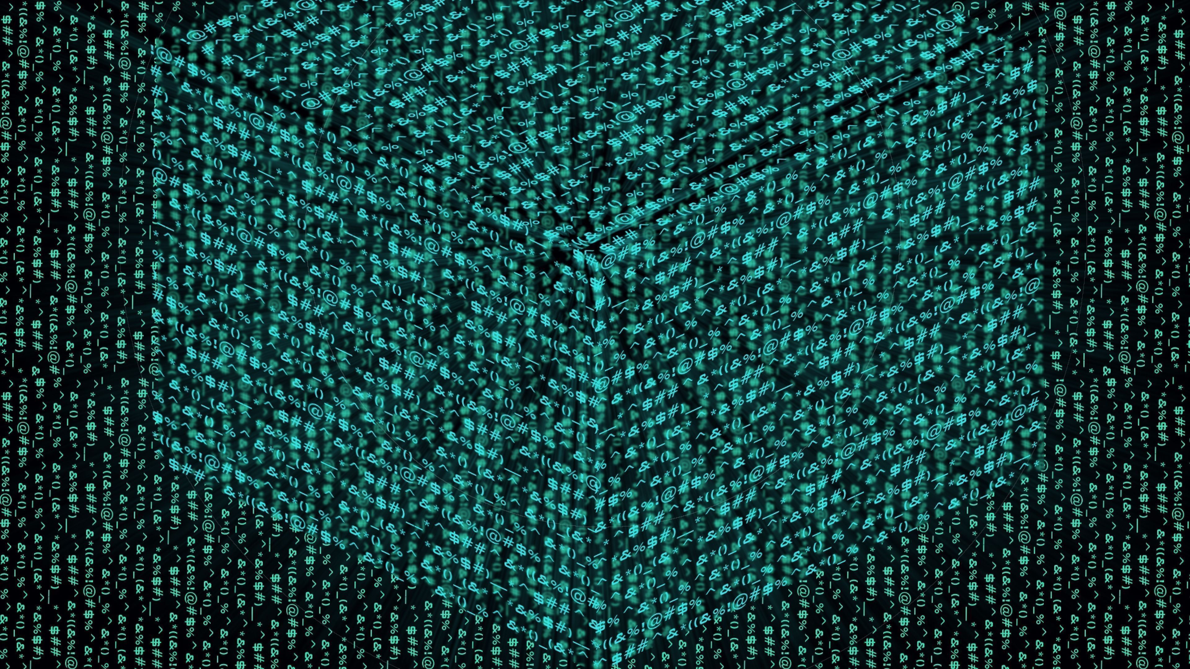 Download Wallpaper 3840x2160 Abstraction, Cube, Green, Black ...