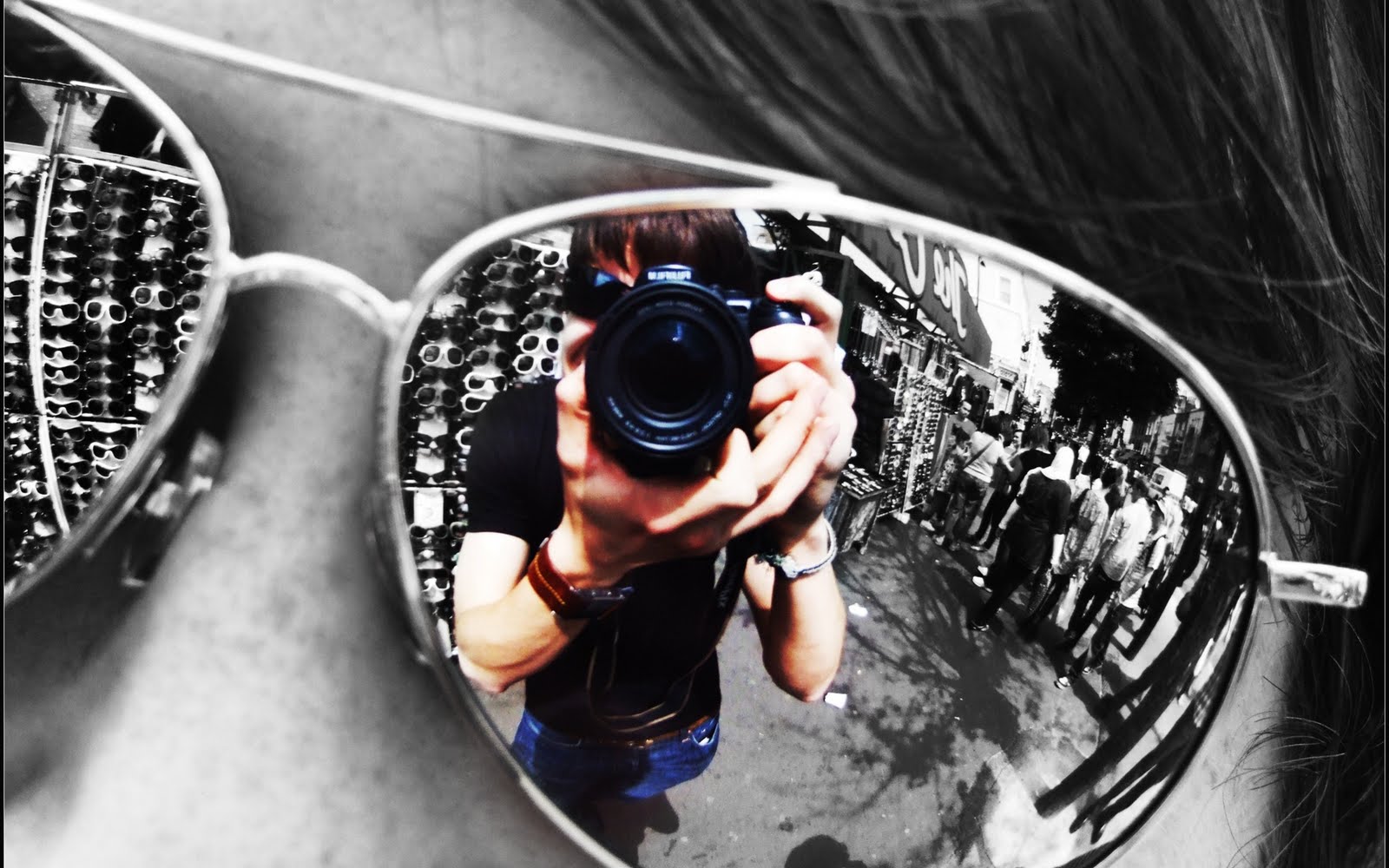 Photography art wallpapercamera photography art in sunglasses hd