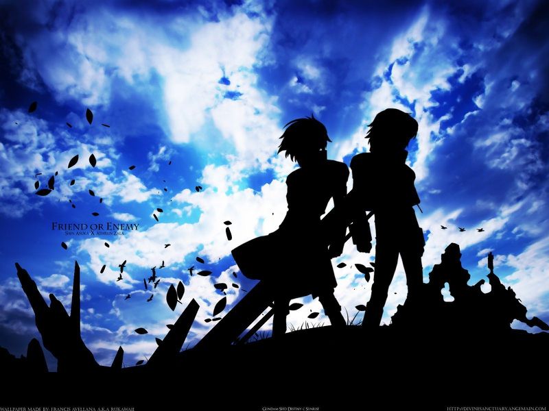 Wallpapers Anime Friends Athrun Zala Blue Sky My Best Gundam Seed