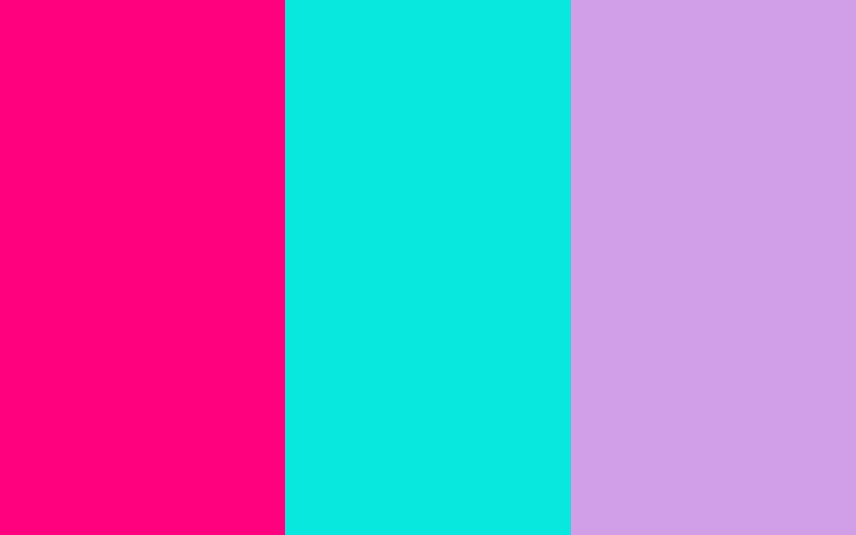 1680x1050 bright pink bright turquoise bright ube three color background