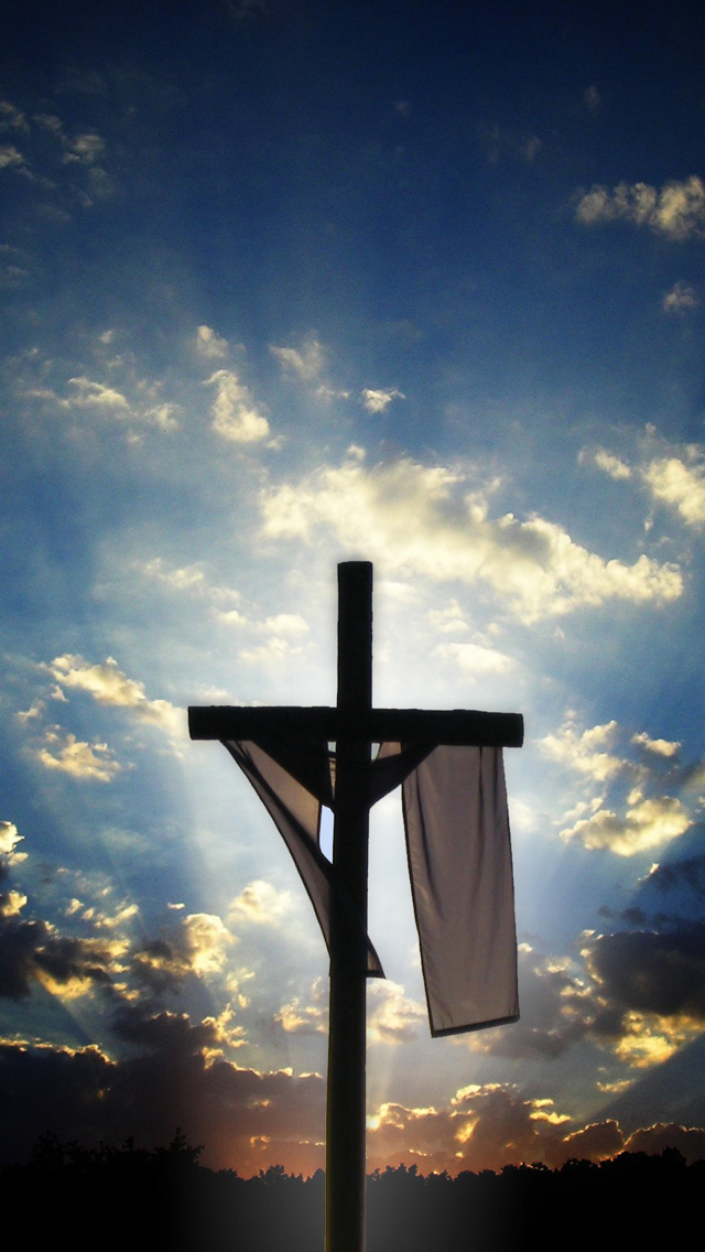 Jesus Cross iPhone 5 Wallpaper (640x1136)