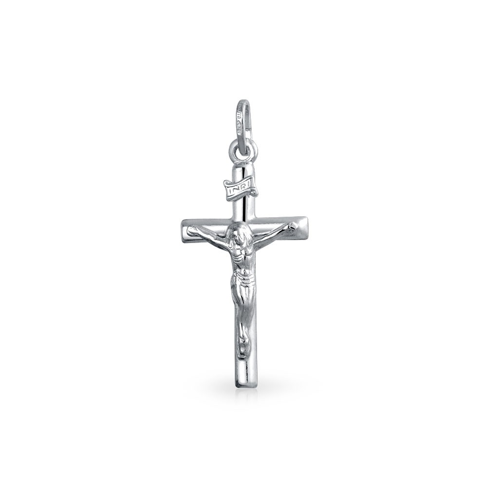 Silver Cross Necklace With Jesus |Silver Necklace | diamantbilds