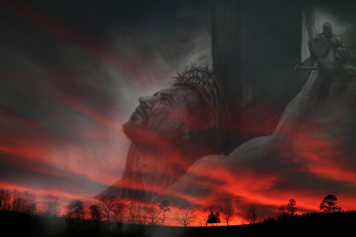 Christian Graphic: A Sunset With Jesus Christ of Nazareth on the ...