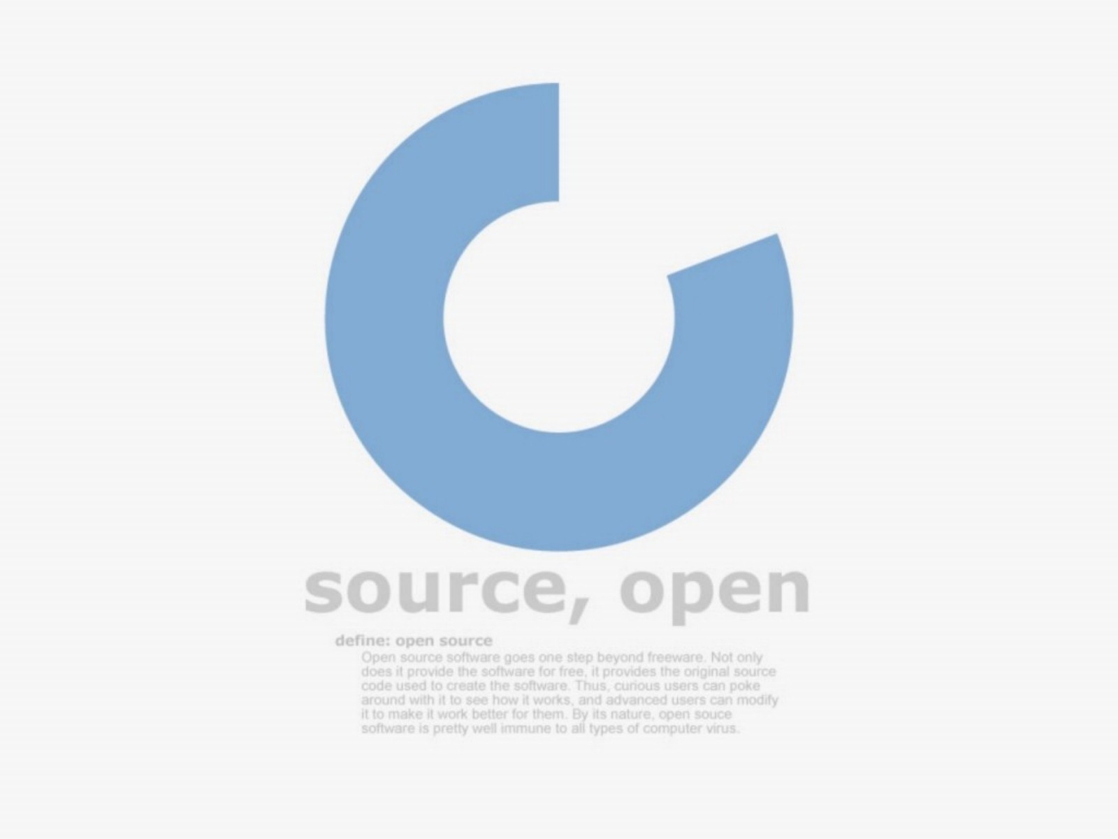 Open Source Desktop Wallpaper Desktop Words For Freedom