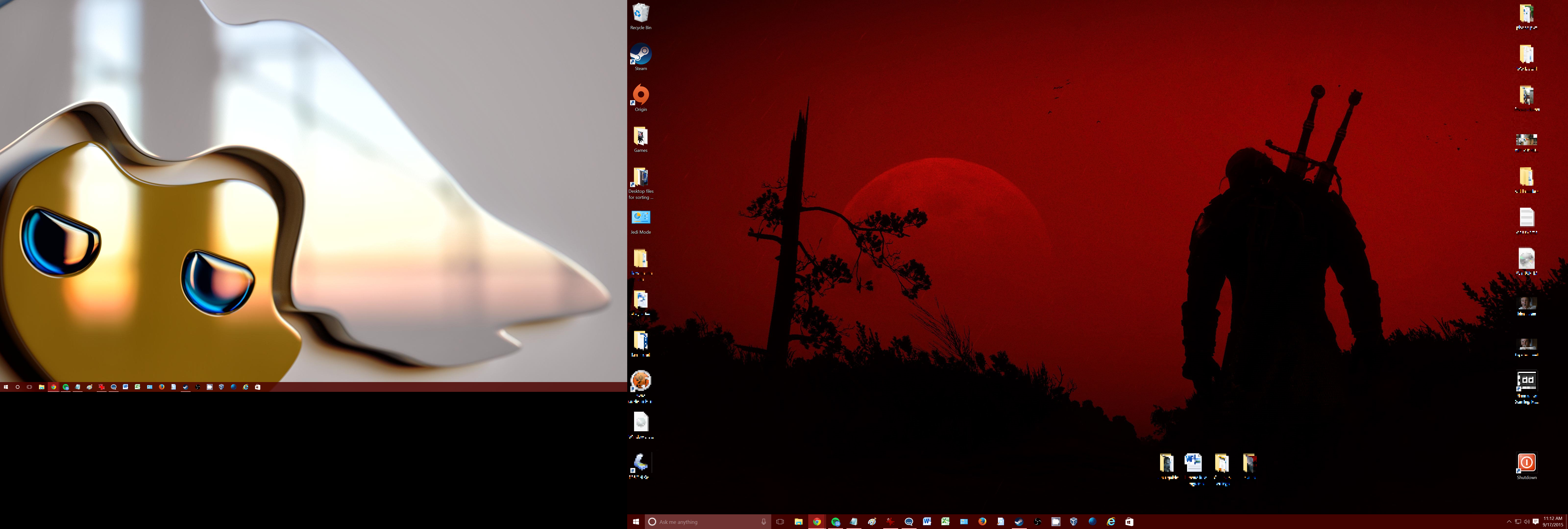 How to set different wallpapers for multiple monitors in Windows