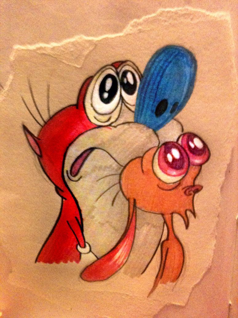 Ren and Stimpy by Stapic on DeviantArt