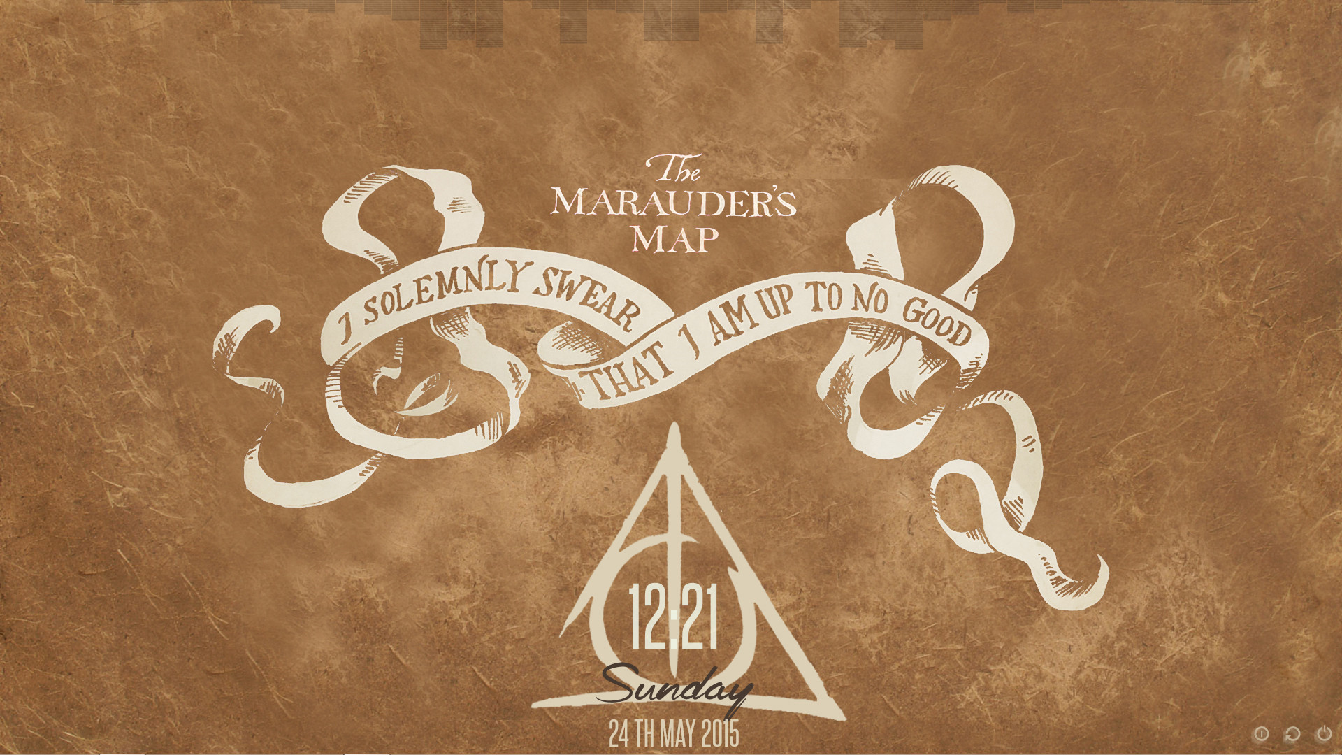 Marauders Map Harry Potter Theme Rainmeter