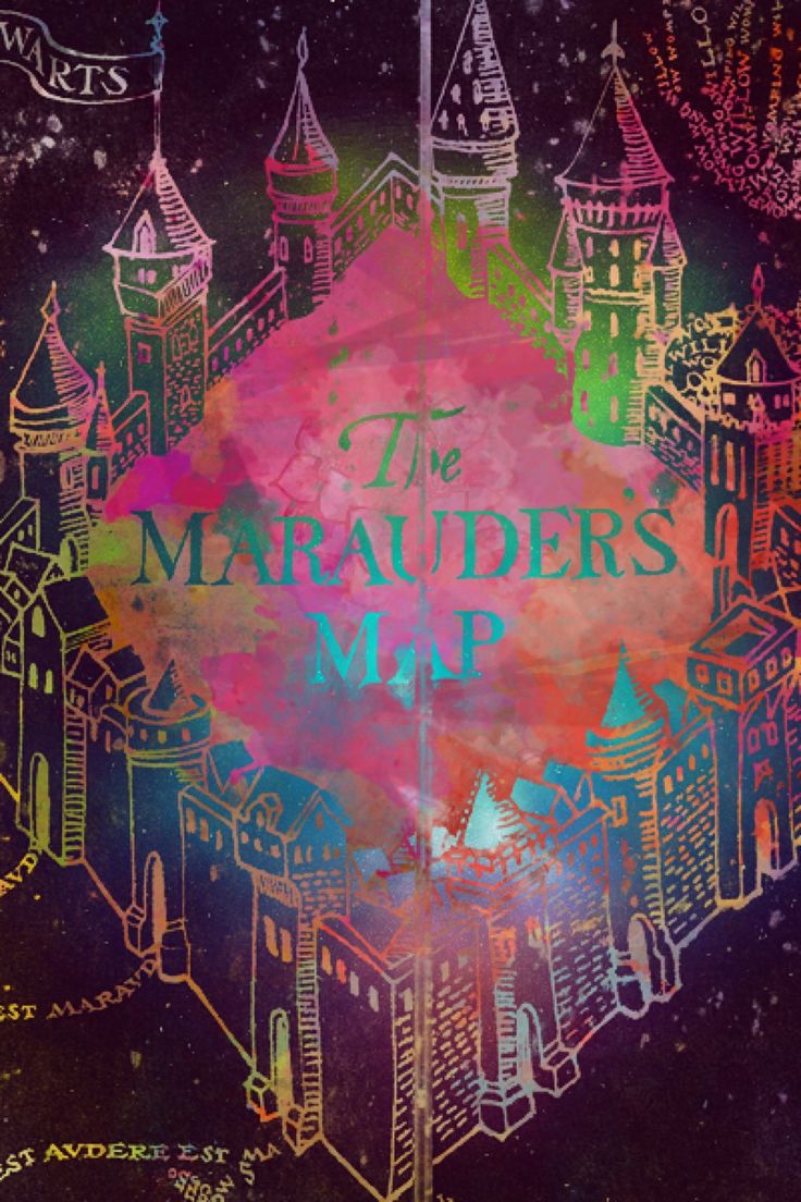Marauders map | Harry Potter | Pinterest | Marauders Map, Old ...