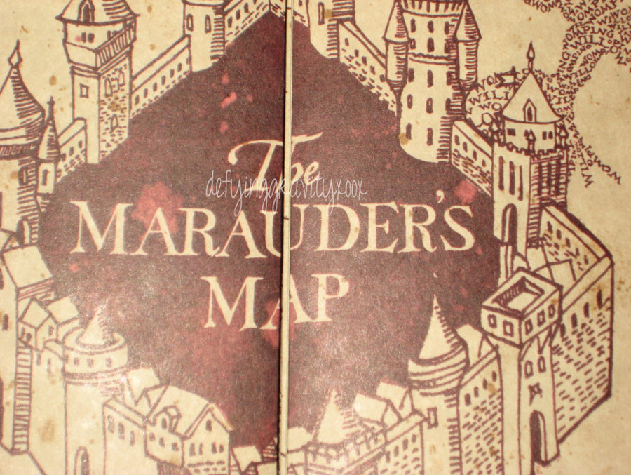 Marauders map by Human born on mars on DeviantArt
