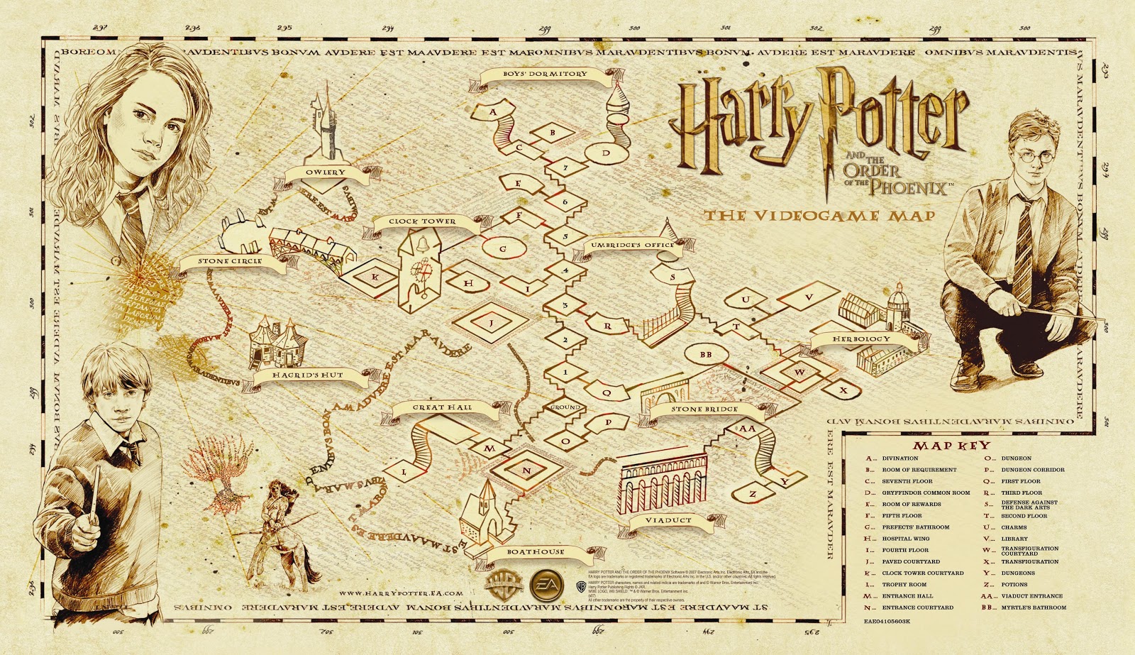 Nerdovore: Fantasy World Maps: Harry Potter
