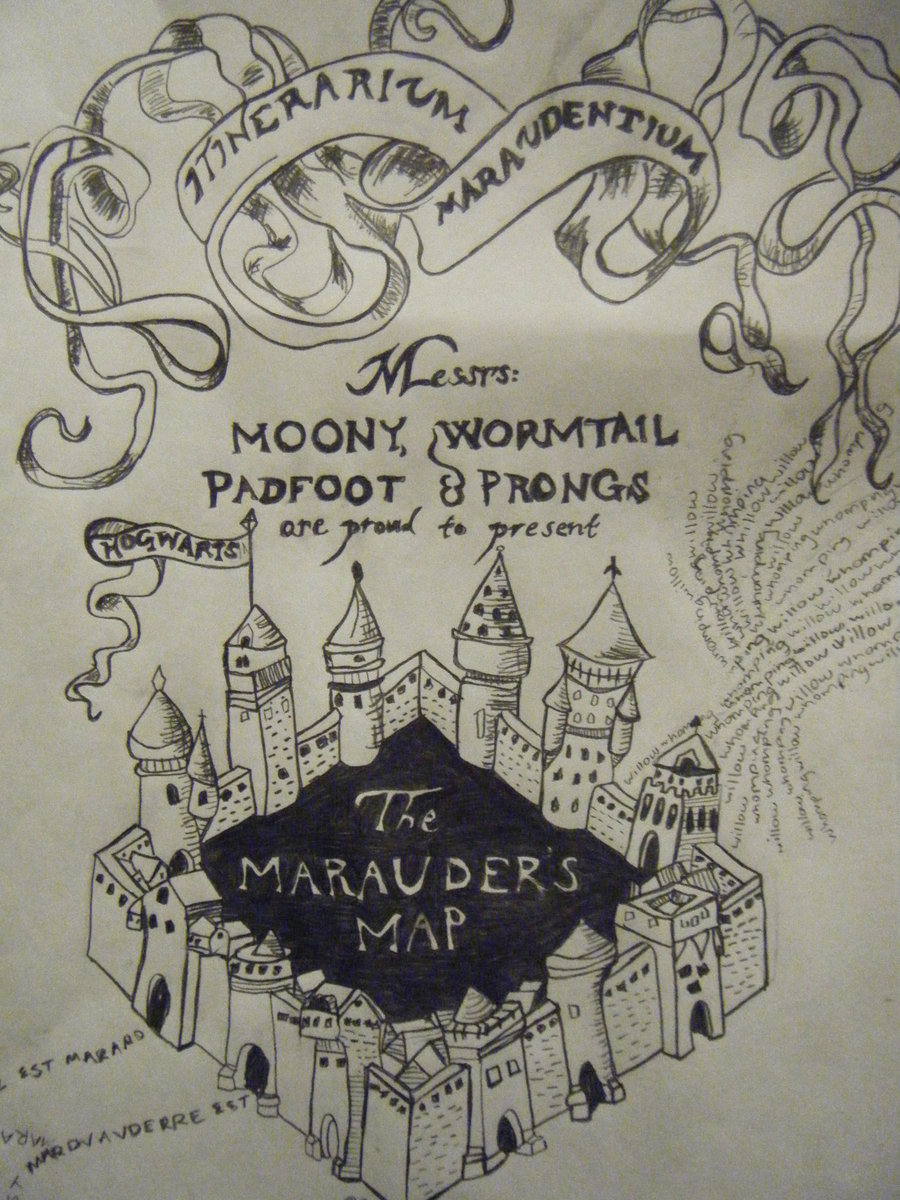 Marauder's Map by buveur on DeviantArt