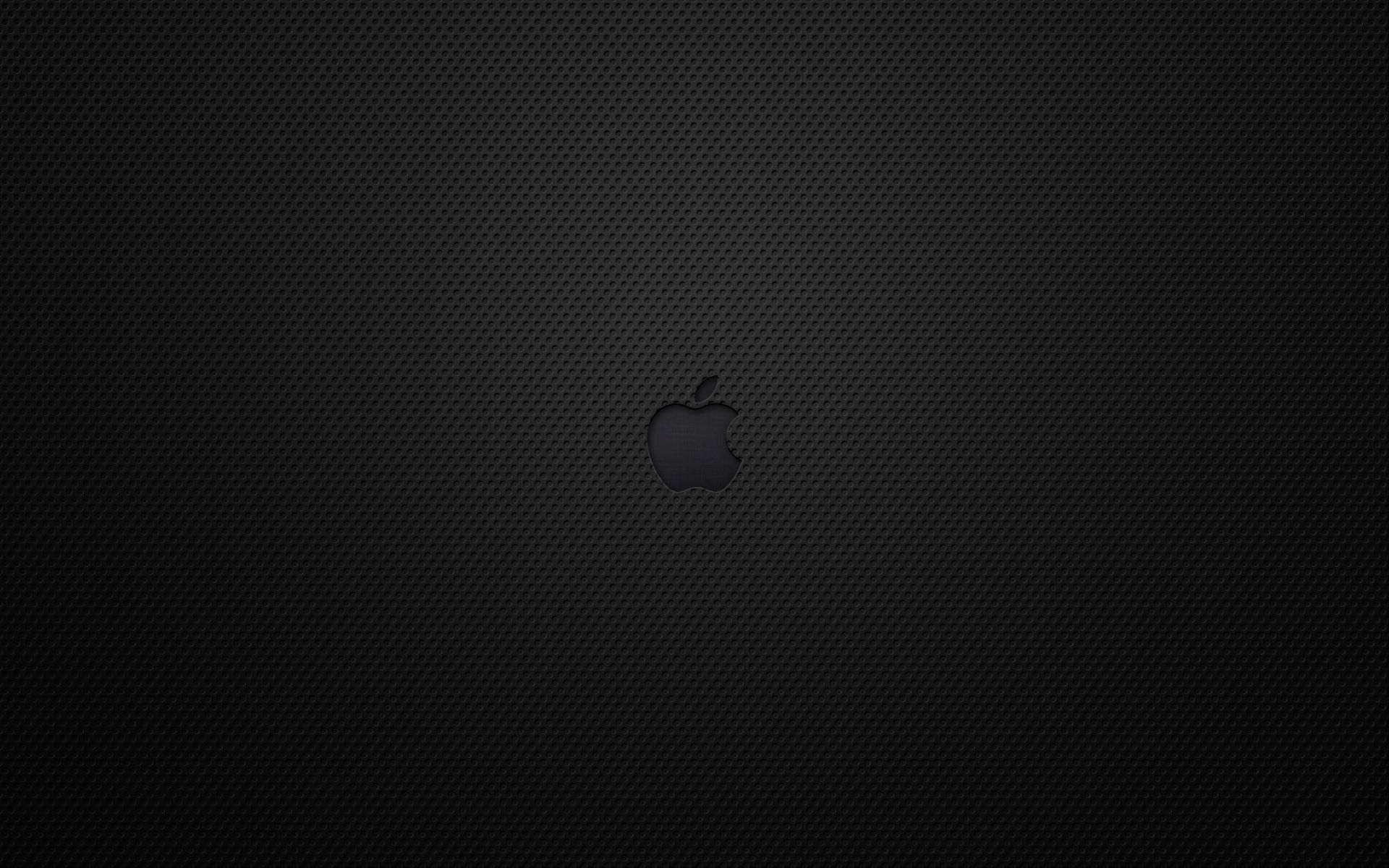 apple wallpaper hd black