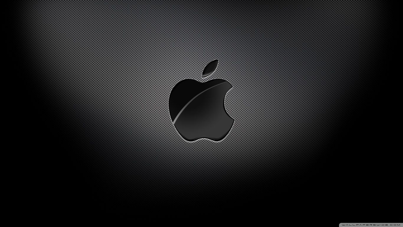 Apple Black Background HD desktop wallpaper High Definition
