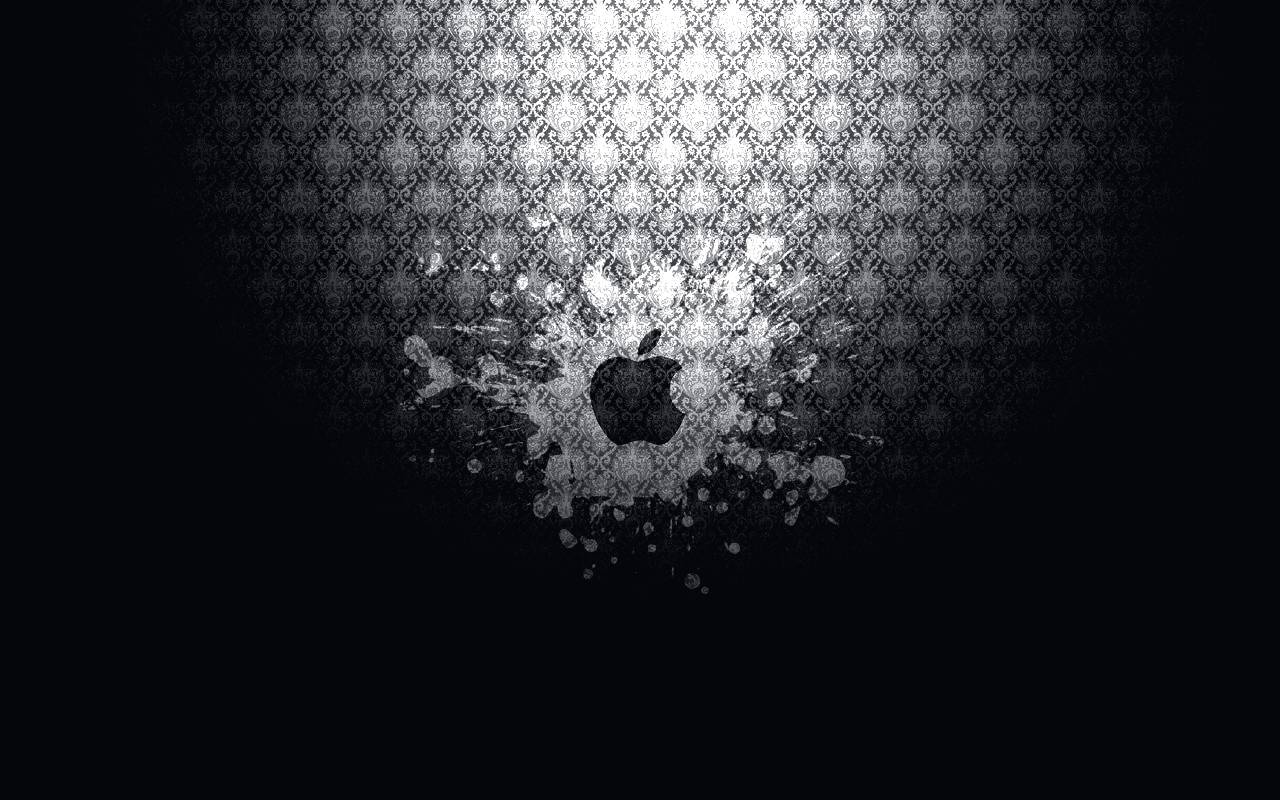 Apple Wallpaper black - Apple Wallpaper