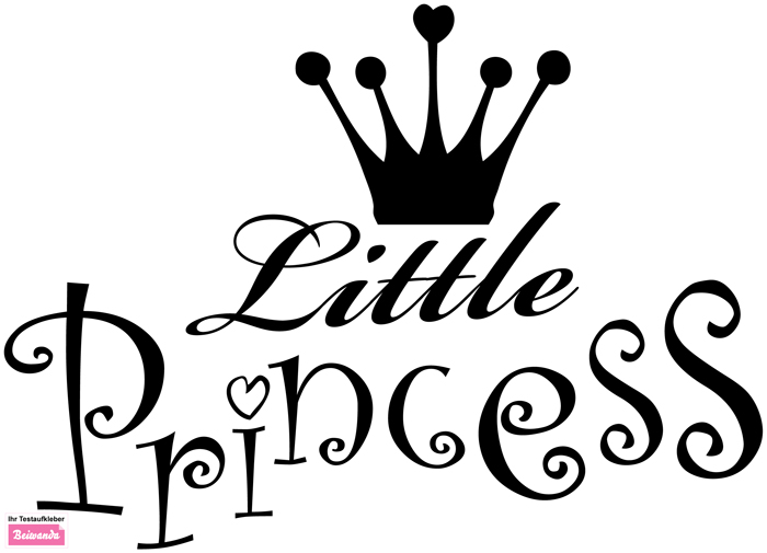 Wall Sticker Little Princess - Beiwanda.co.uk