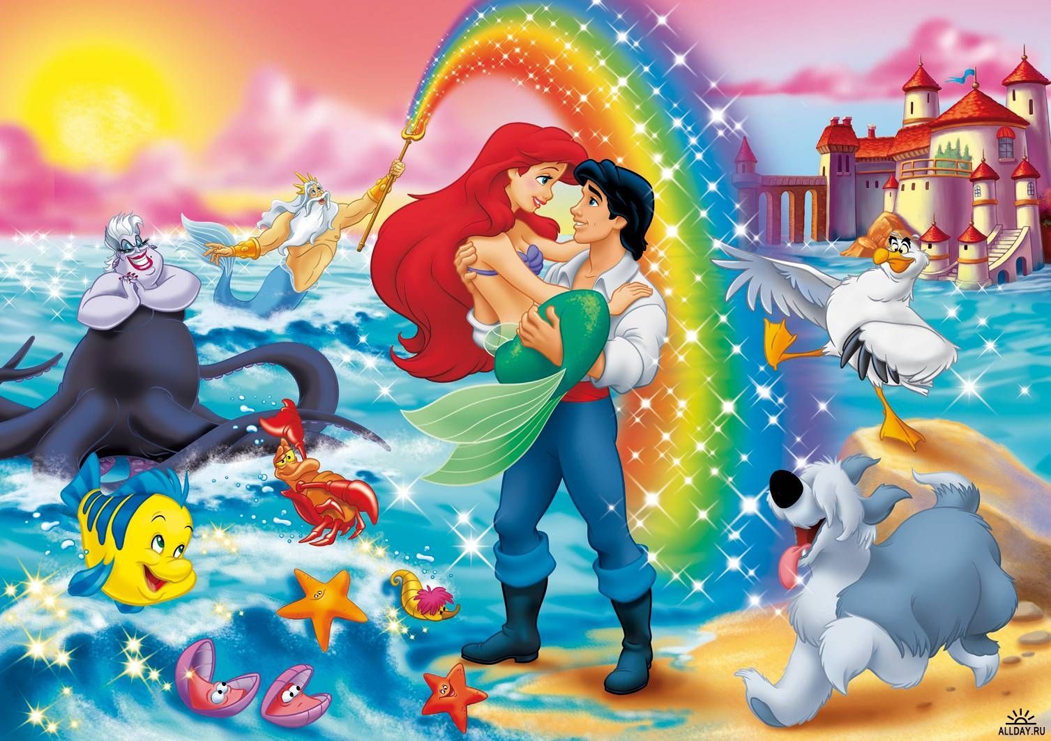 Little Mermaid Princess Ariel wallpaper hd free download