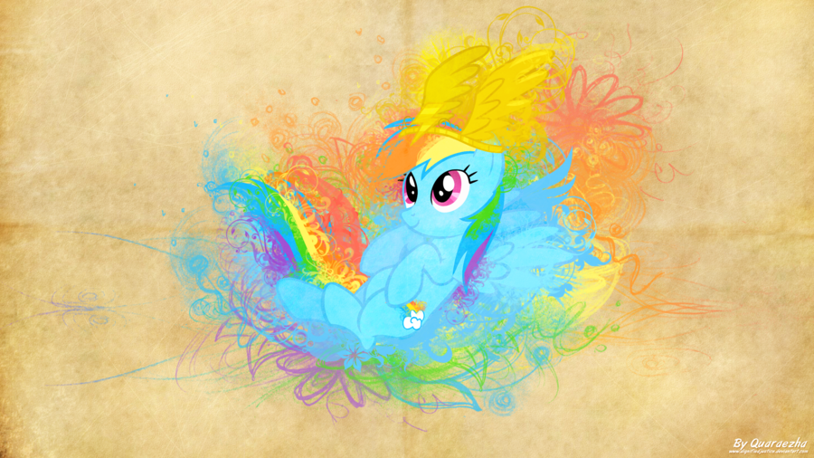 My Little Pony - RainbowDash wallpaper by Princess--Celestia on ...