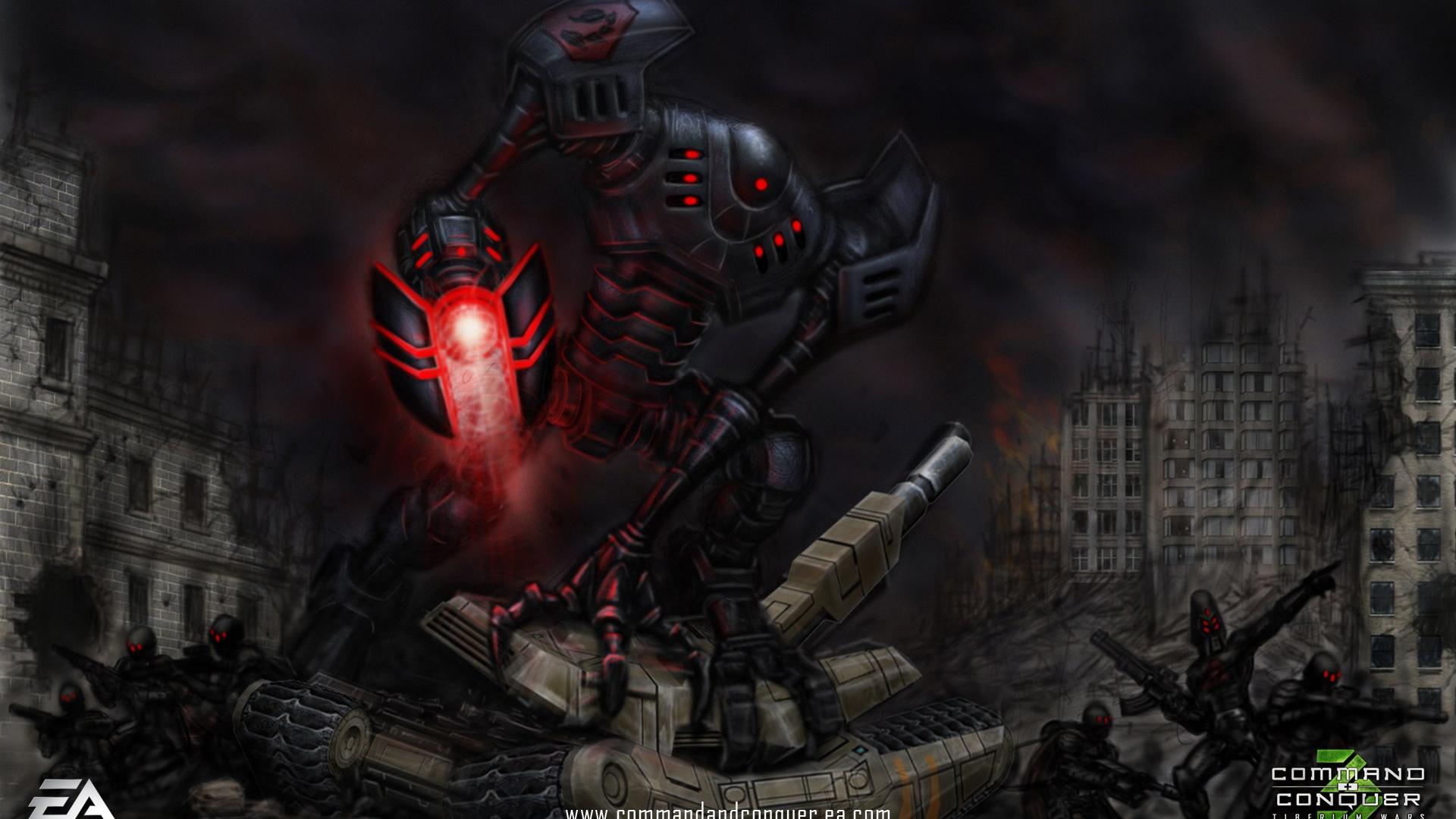 Robot city tank command and conquer gdi laser tiberium wars nod