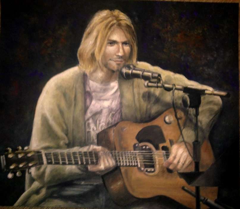 Download mobile wallpaper: Music, People, Artists, Kurt Cobain ...
