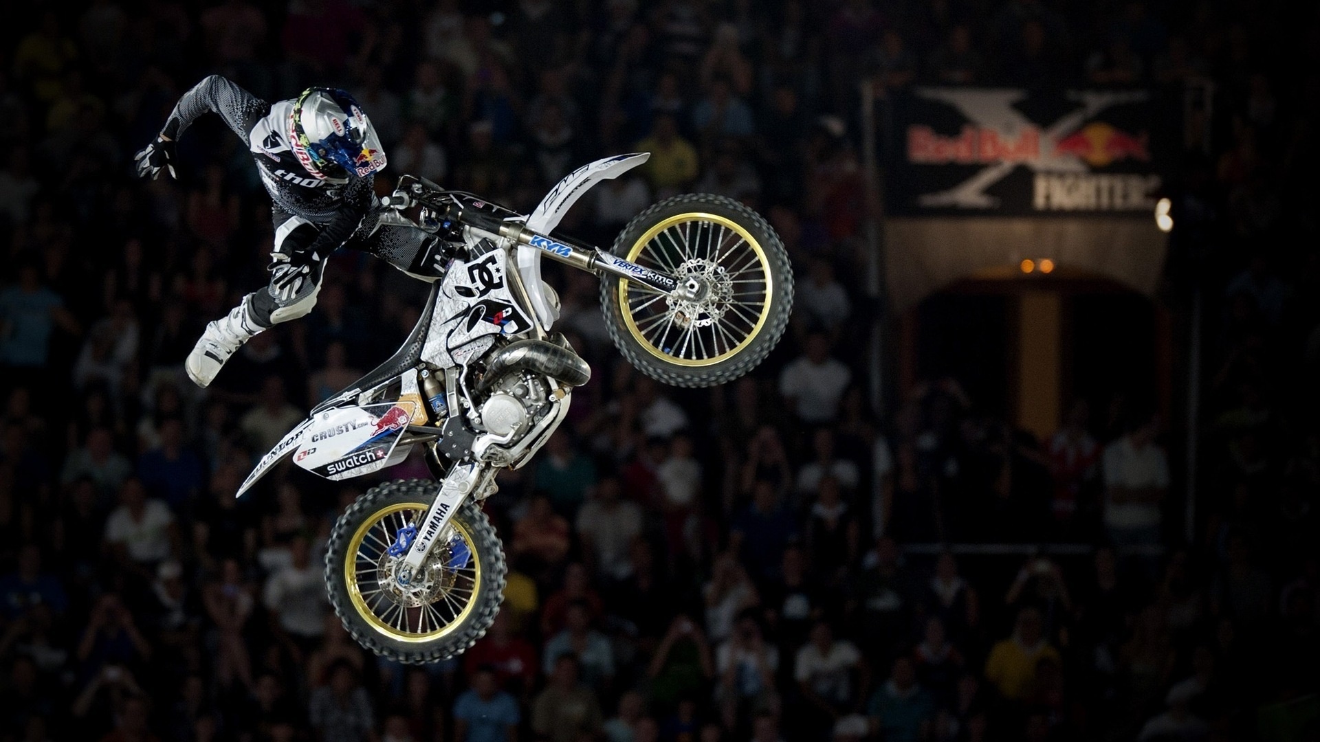 Red Bull X-Fighters freestyle motocross motorbike stunt ...
