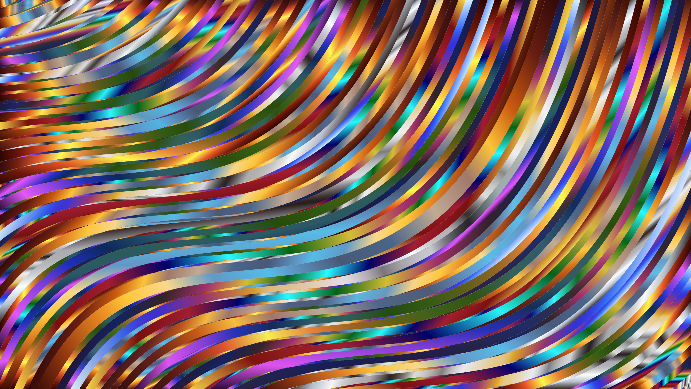 Clipart - Wavy Psychedelic Background 3