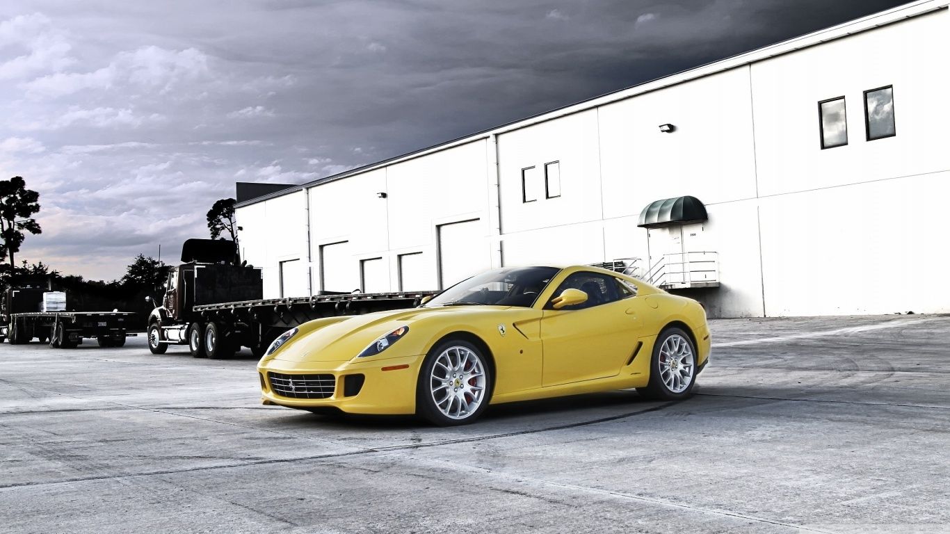 Yellow Ferrari HD desktop wallpaper : High Definition : Fullscreen ...