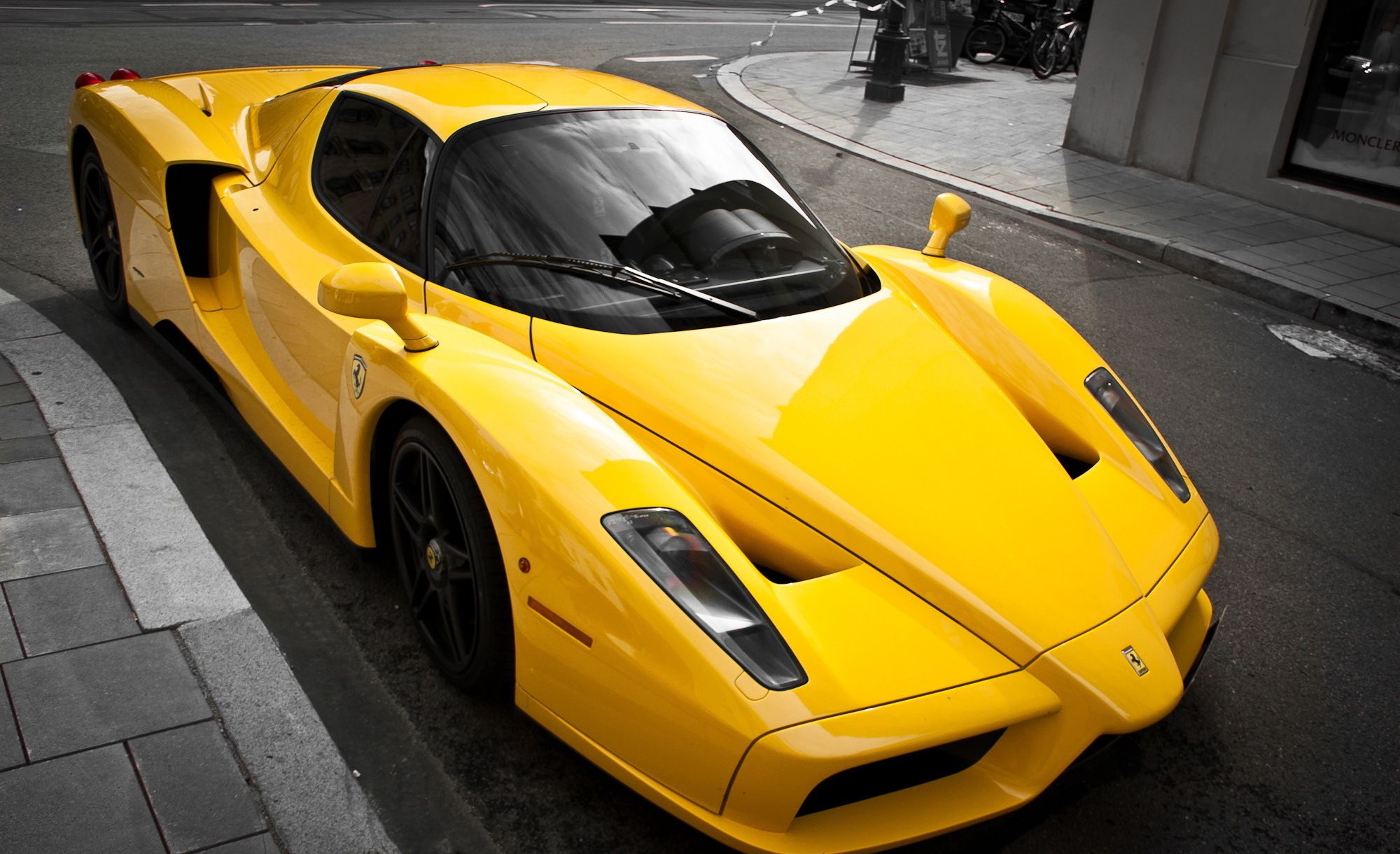 Ferrari Enzo Luxury yellow Ferrari yellow supercar tuning ...