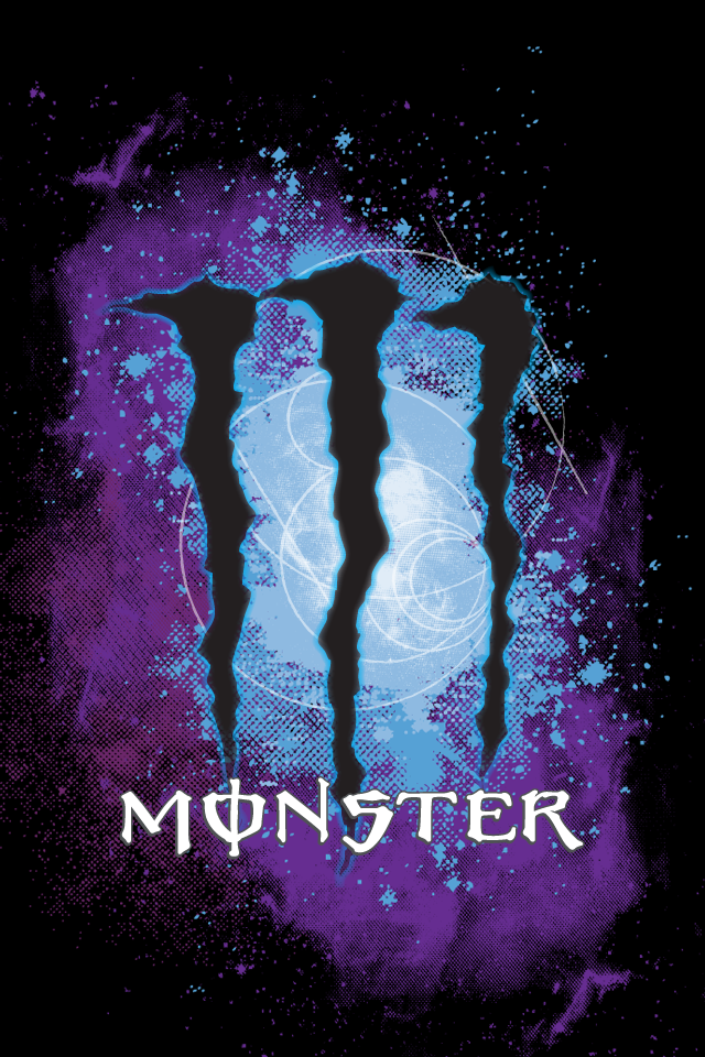 A Monster iPhone wallpaper to accomodate my addiction.