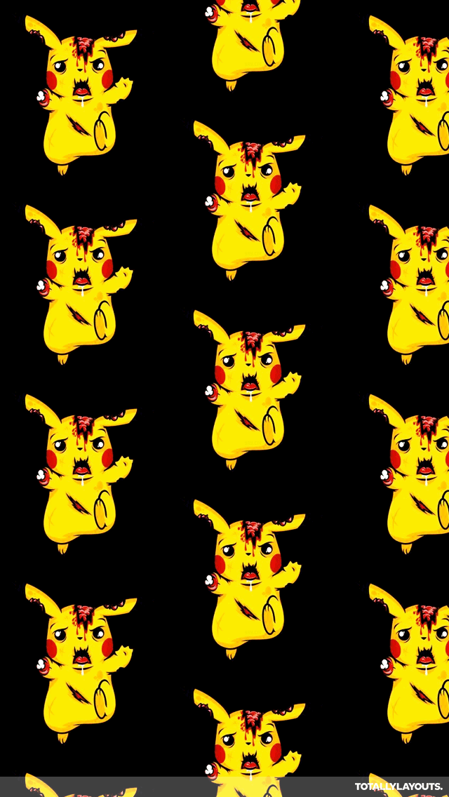 Zombie Pikachu Pokemon iPhone Wallpaper - Monster Wallpapers
