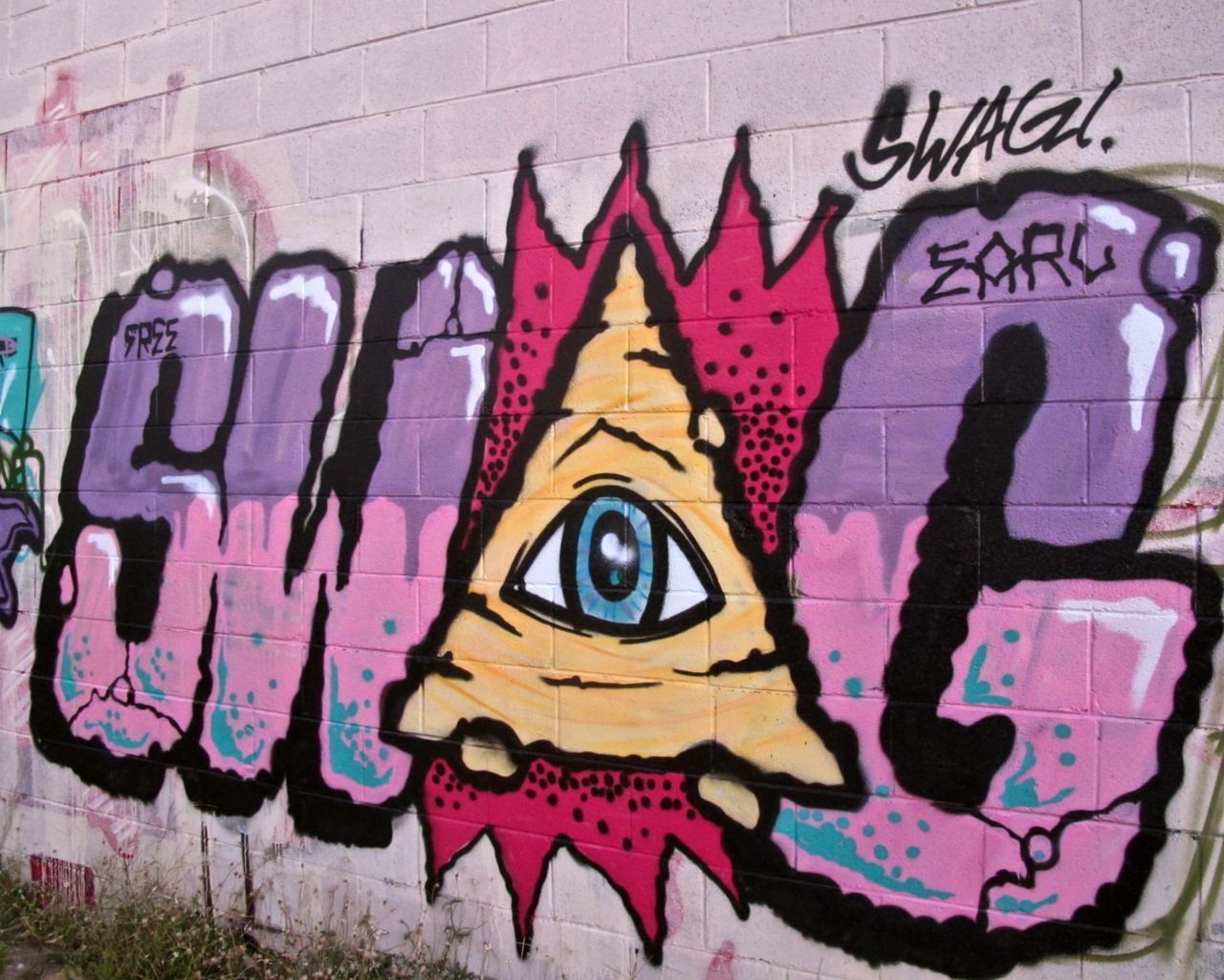 Download Nyc Graffiti Pic Illuminati Swag Free Wallpaper 1280x1025 ...