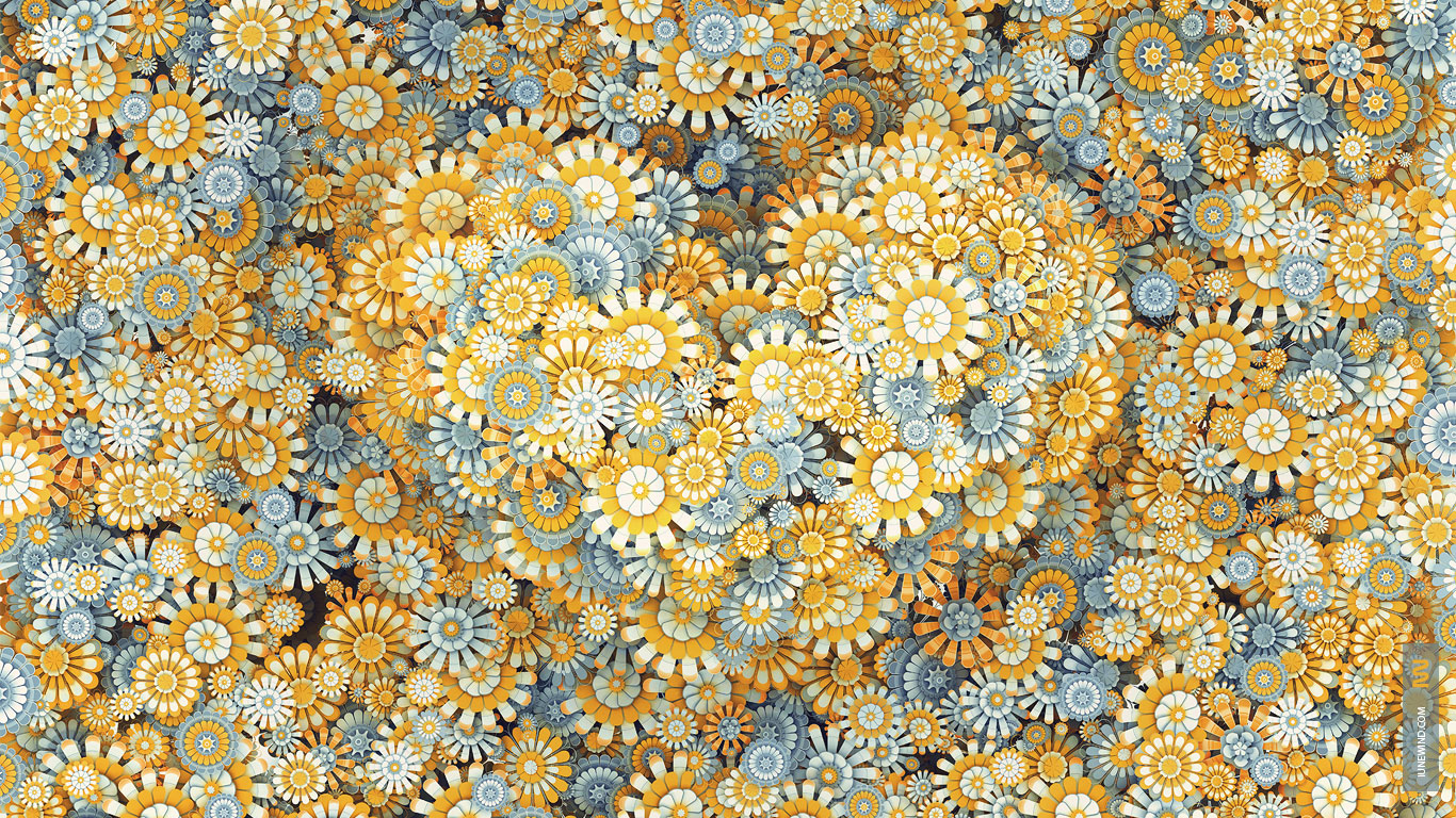 Wallpapers Floral Print Poster Buy On Deviantarts 1366x768 ...