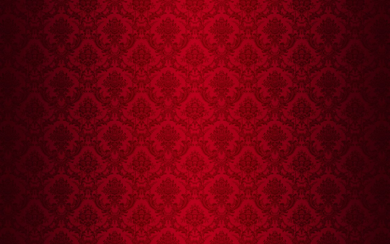 Full HD Wallpapers + Backgrounds, Vintage, Damask, Red