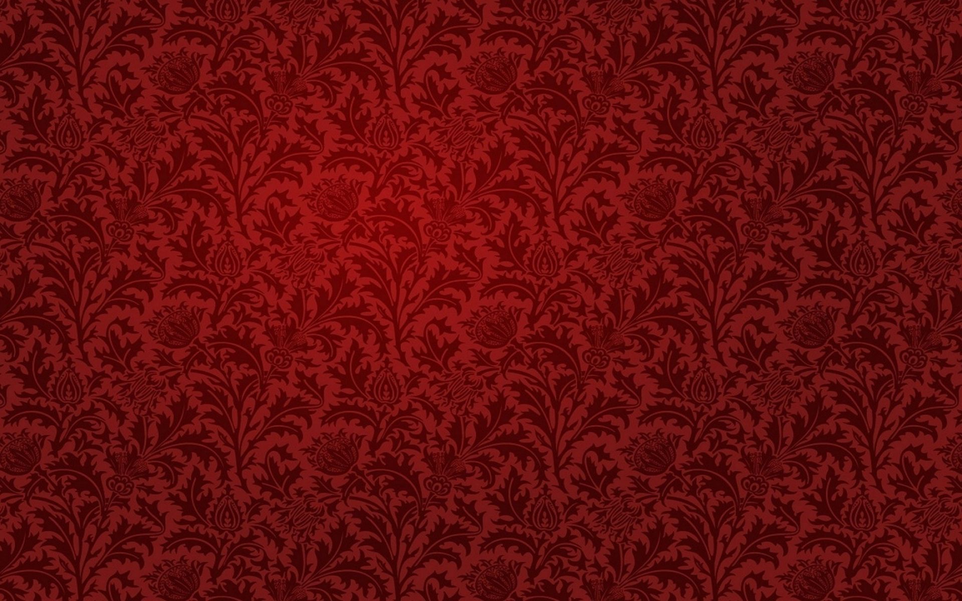 Wallpaper, Damask, Patterns, Design, Red - 1789614