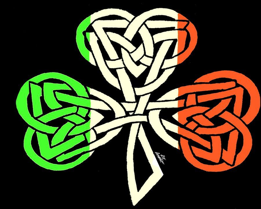 DeviantArt: More Like Celtic shamrock irish flag 2 by PeAcE-88