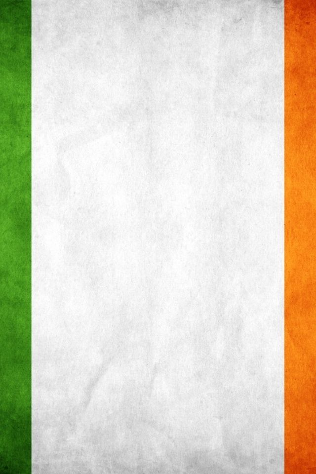 Download Wallpaper 640x960 Ireland, Flag, Colors, Background ...