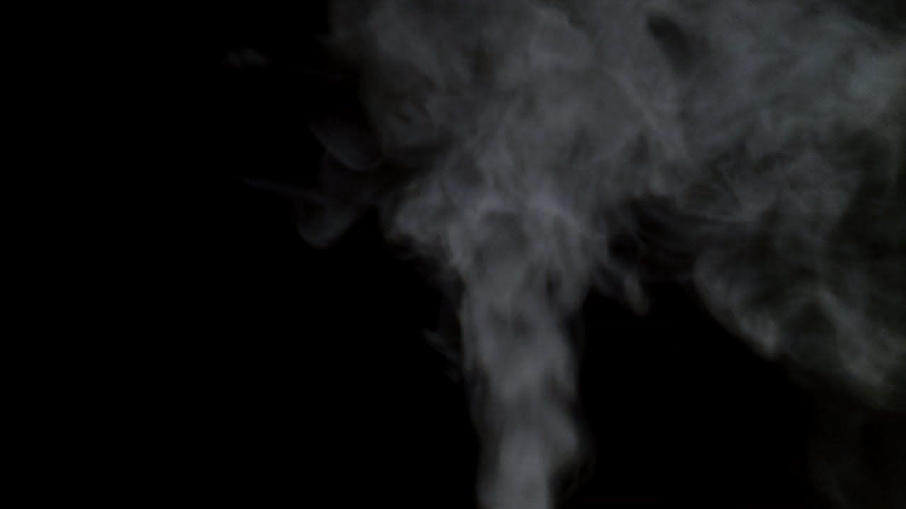 Smoke On Black Background - YouTube