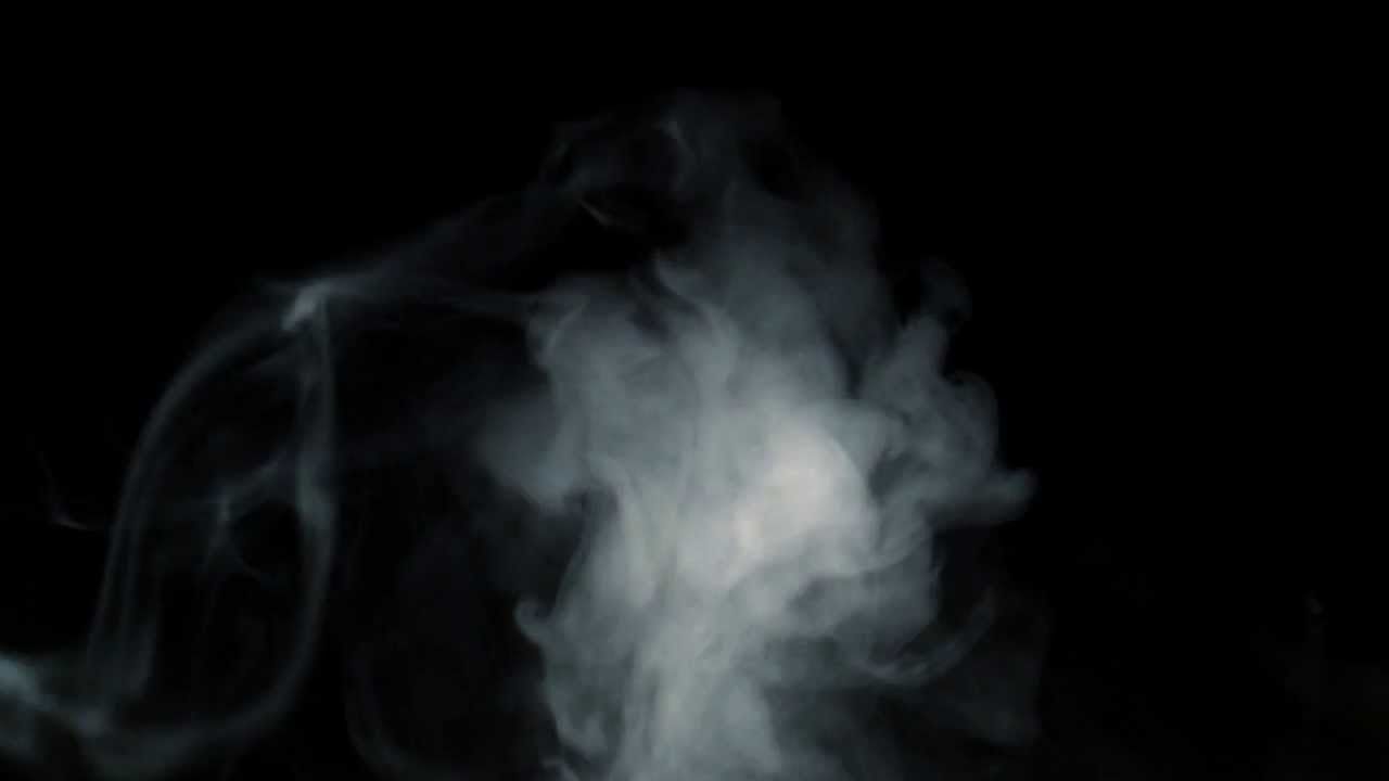 Smoke On Black Background - YouTube