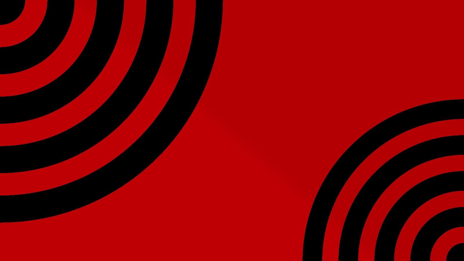 Black red waves circles psychedelic simple background red