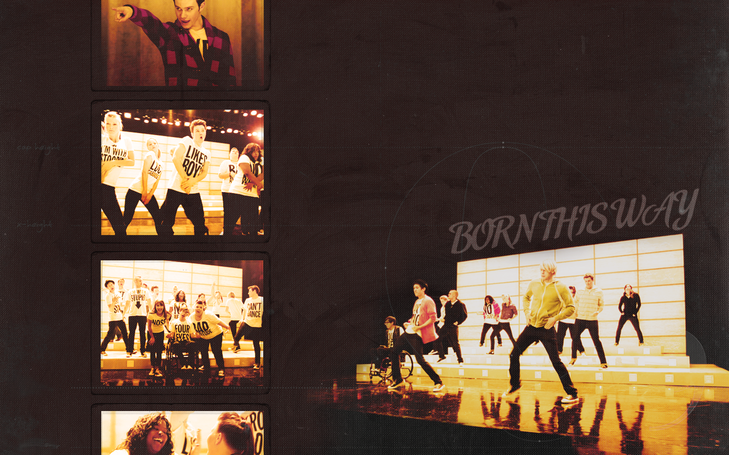 Born This Way - Glee Wallpaper (21961267) - Fanpop