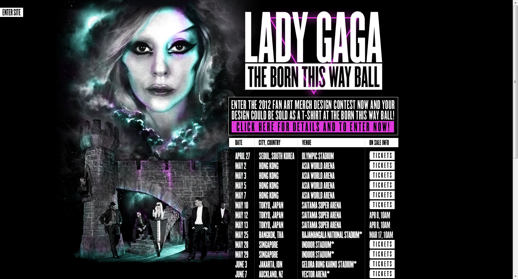 Lady Gaga “BORN THIS WAY BALL” Tour New's | Electric Chapel