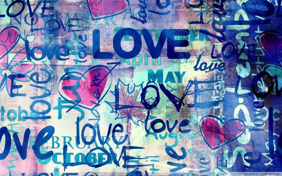 Graffiti Love HD desktop wallpaper : High Definition : Fullscreen ...