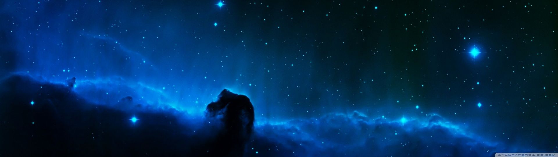 Horsehead Nebula HD desktop wallpaper : Dual Monitor