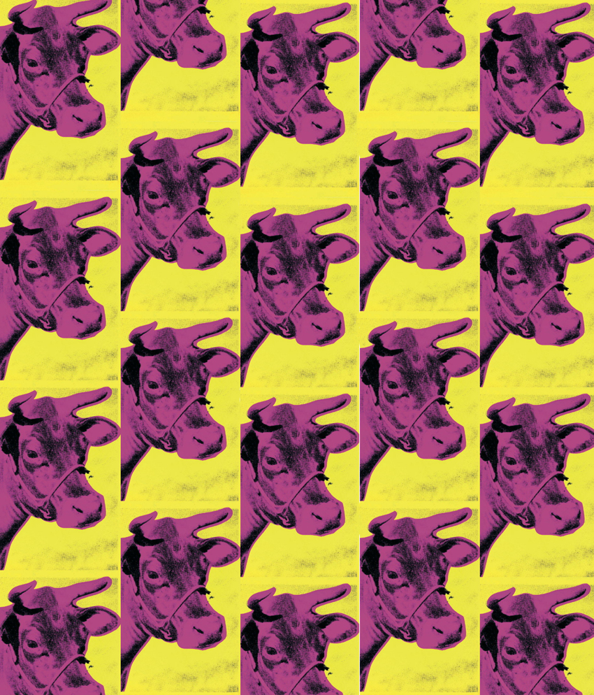 ARTPEDIA Andy Warhol - Cow, 1966. Screen print