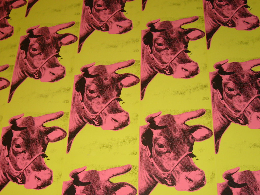 Andy Warhol Cow Wallpaper 1970 Furnishing,Print - Pictify - your
